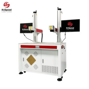 dual laser head fiber laser engraving machine