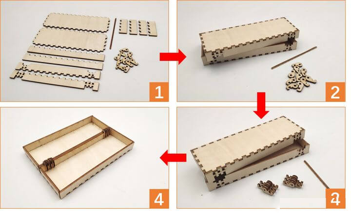 laser cutting drawing design tool