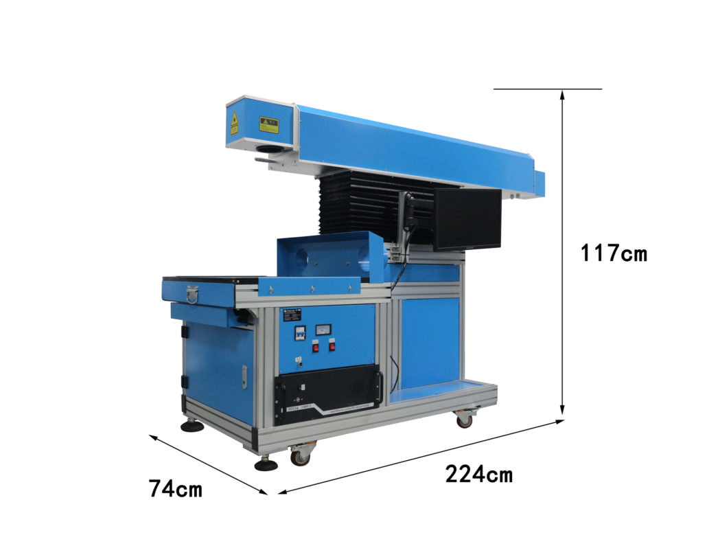 Good Price CO2 Laser Marking Machine for Sale on Paper Wood Jeans