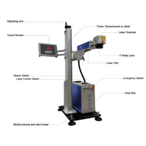 Flying CO2 Laser Marking Laser Printing Machine