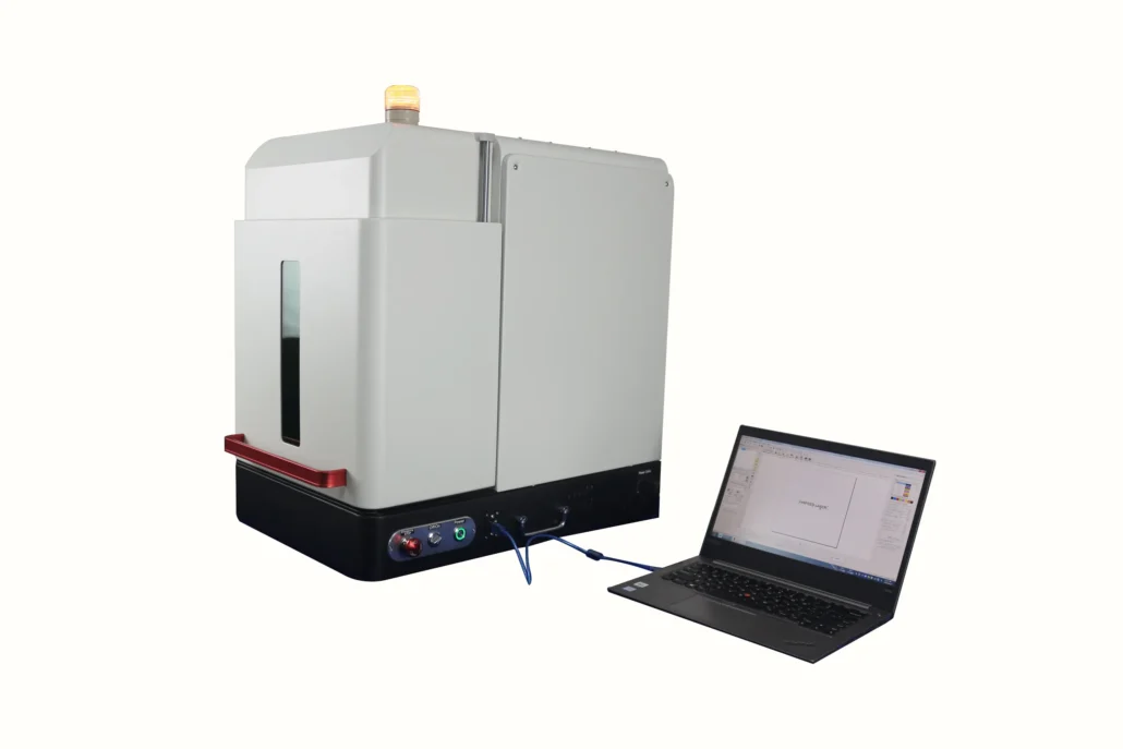 Sliding_Door_Mini_Fiber_Optic_Laser_marking_Machine