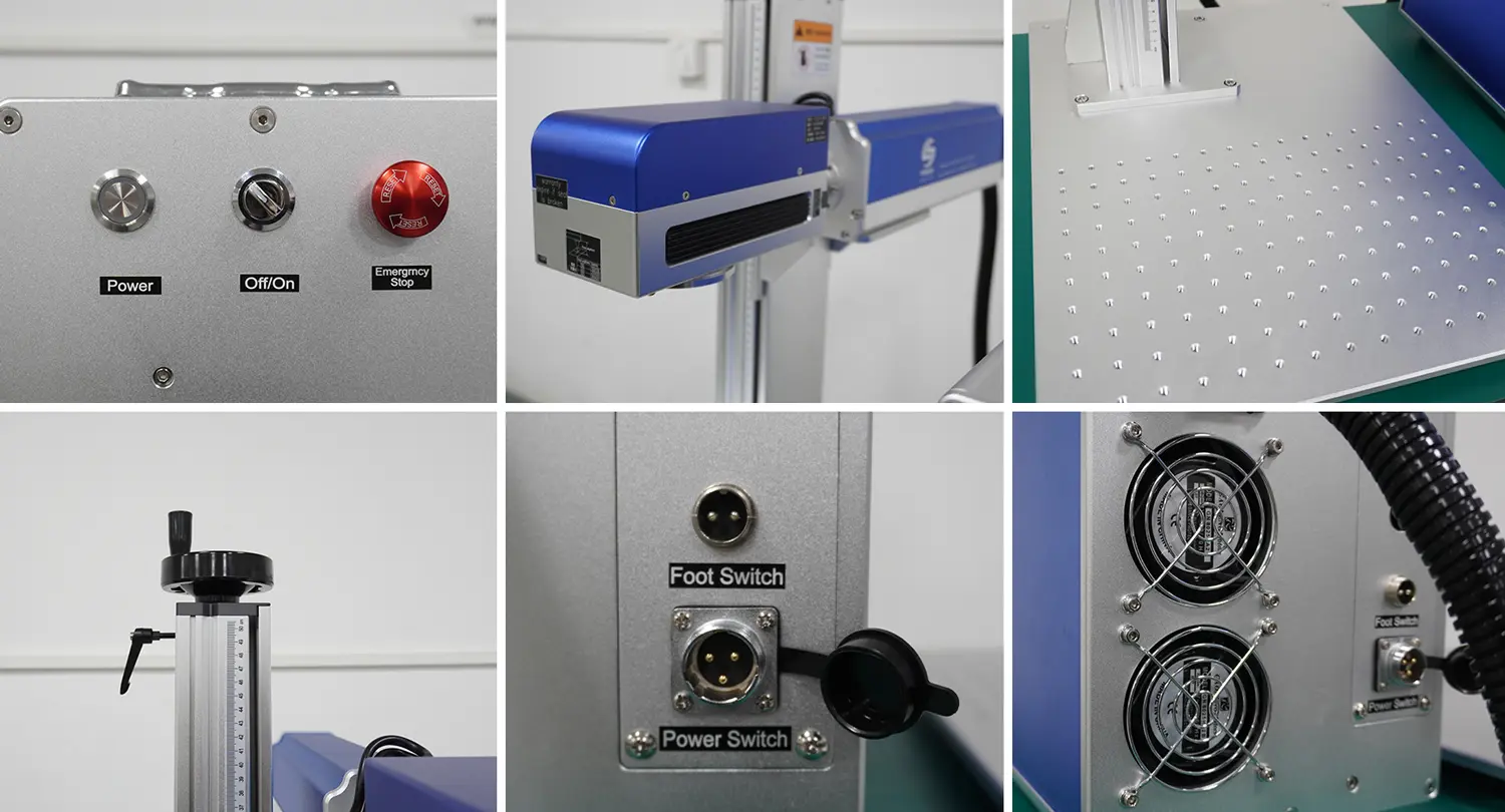 Mini 3D-Laserbeschriftungsmaschine & Lasergraviermaschine DETAIL