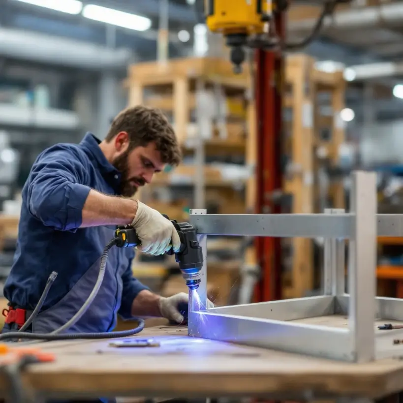 air_cooled_handheld_laser_welding_machine_to_metal_shelves