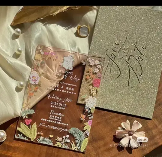 Laser Engraving Ideas - Wedding Invitations on Wood or Acrylic