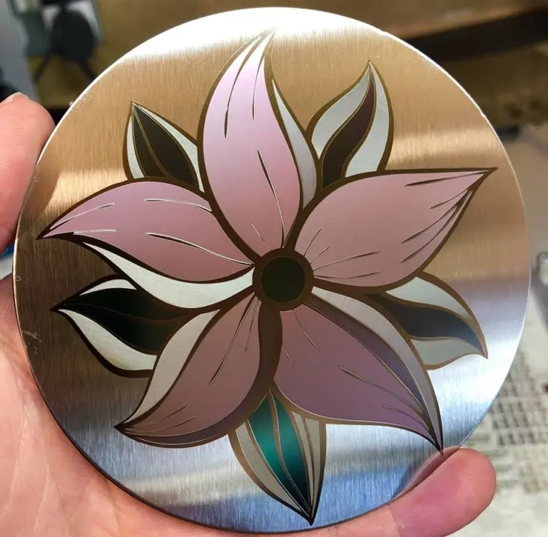 MOPA laser color settings on stainless steel