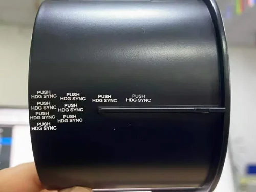 plastic laser engraving