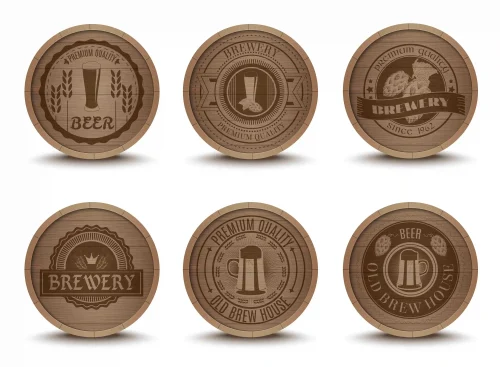 Laser Engraved Cork Coasters