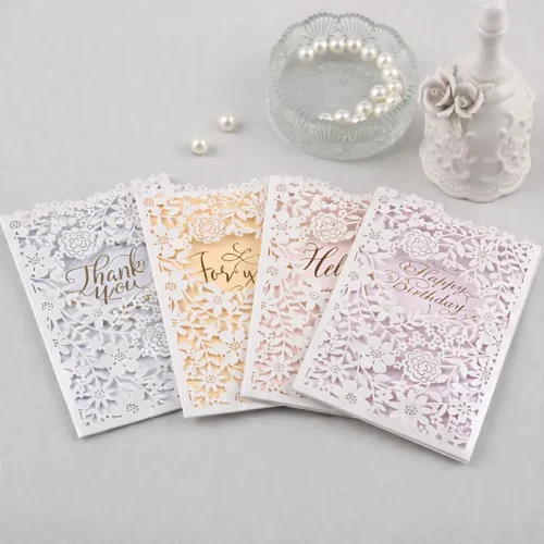 Laser Cut Greeting Cards