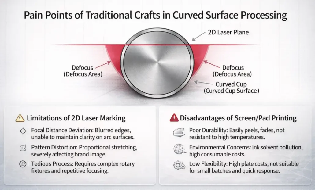 Pain Points of Traditional Crafts in Curved Surface Processing