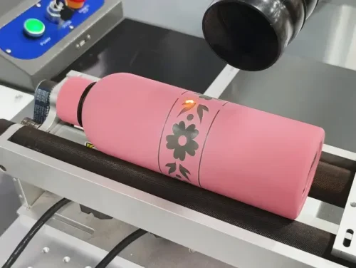 laser's 360° engraving