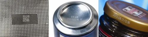 Permanent_fiber_laser_coding_on_metal_surfaces_aluminum_cans_caps